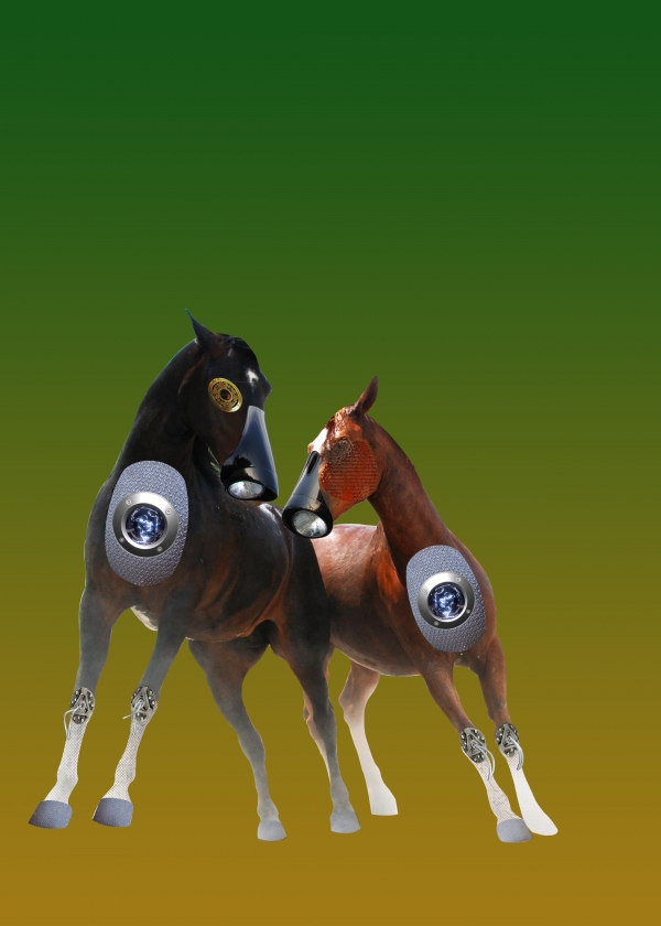 Creation of The Escape of War Horses: Step 15